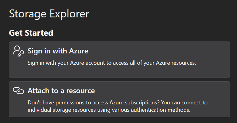 Attach to resource