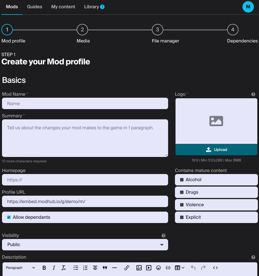 Adding UGC