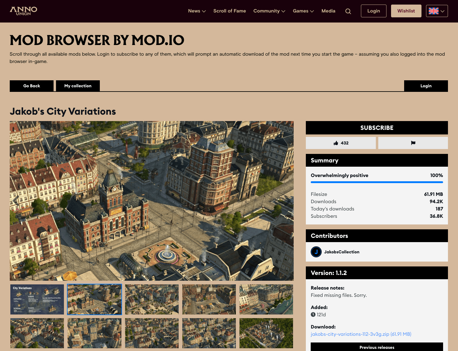 Anno 1800 embed hub