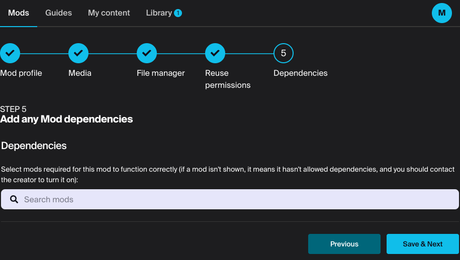 Dependencies