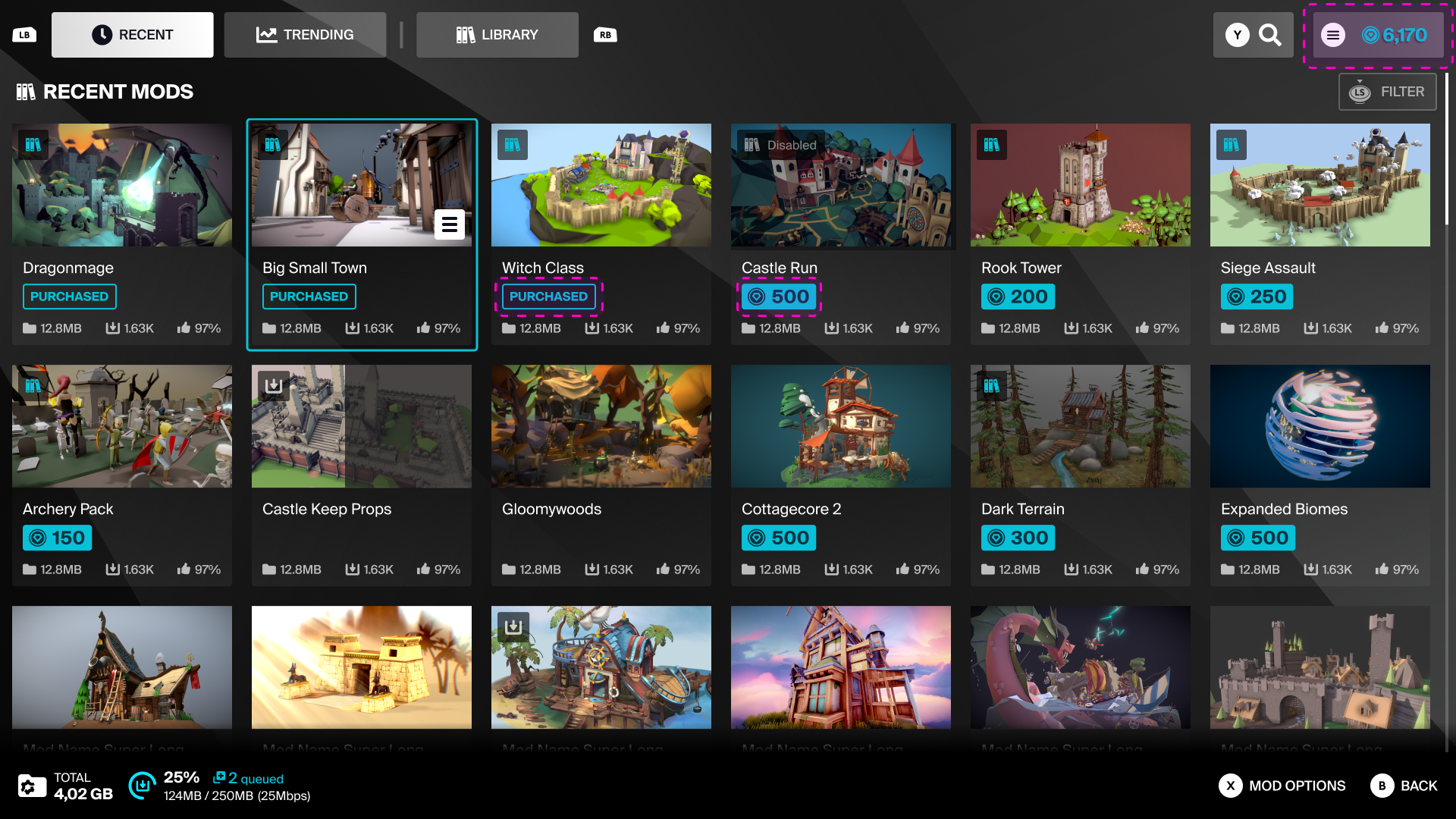 marketplace features