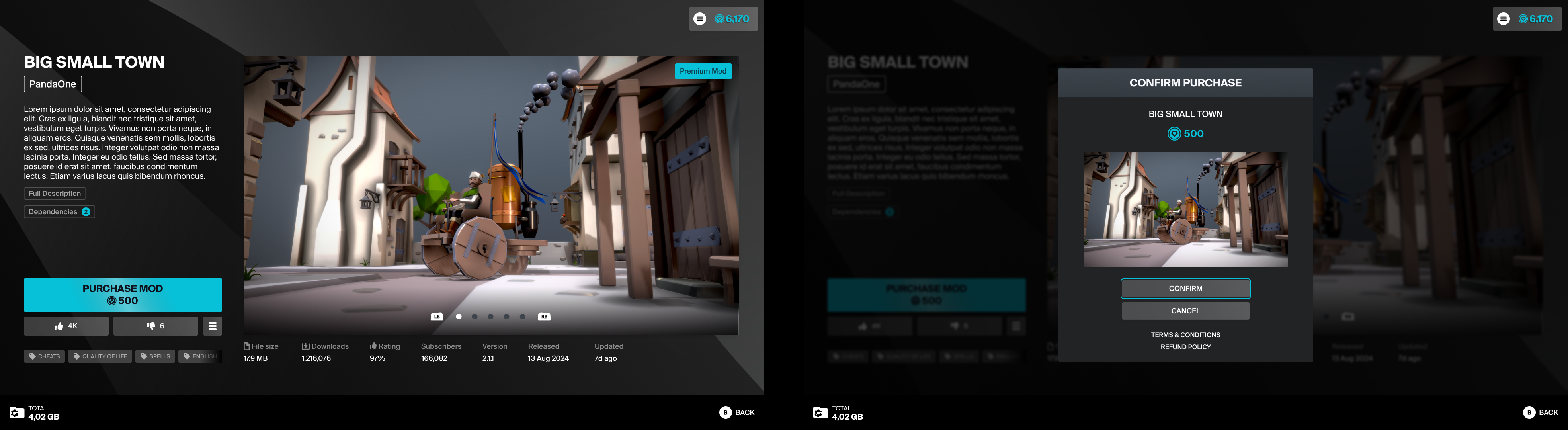 marketplace features