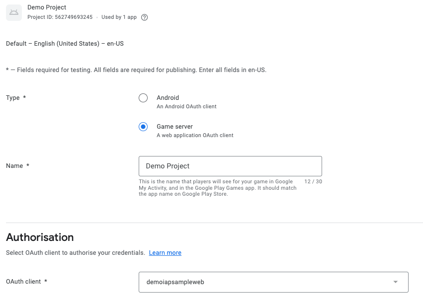 Google play external integrations