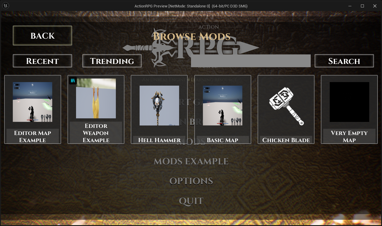 Custom Mod Browser