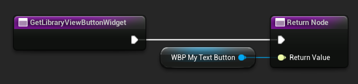 Replacing the library button in the widget getter
