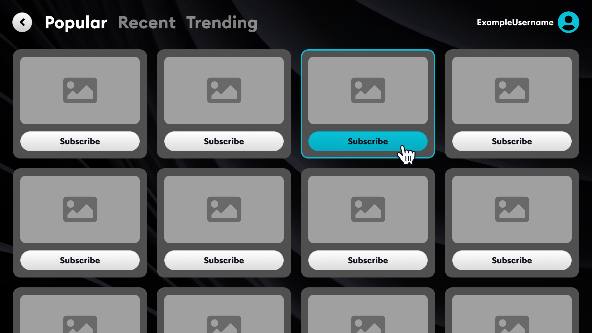Step 4: User is signed in and can manage their UGC collection