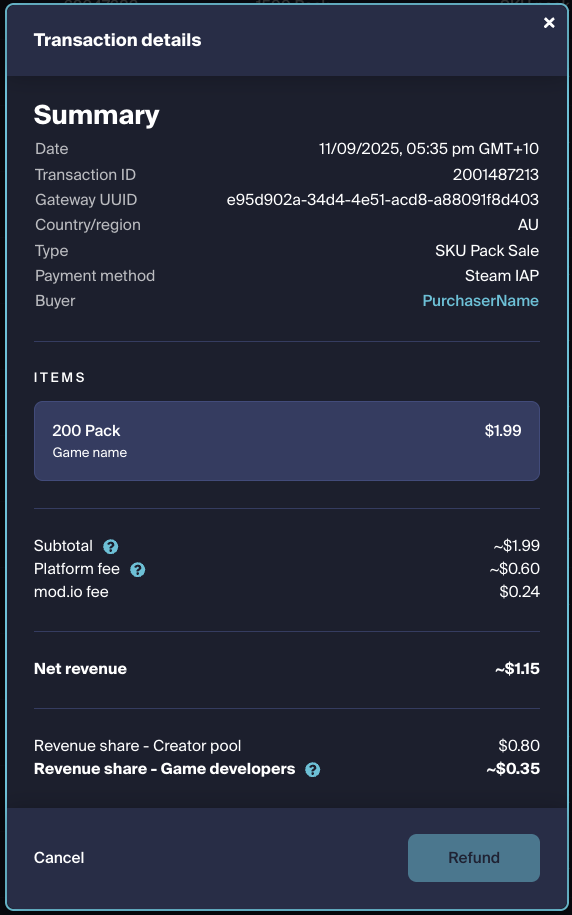 Transaction Example