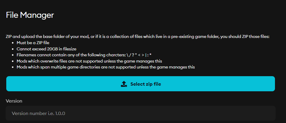 Uploading the UGC