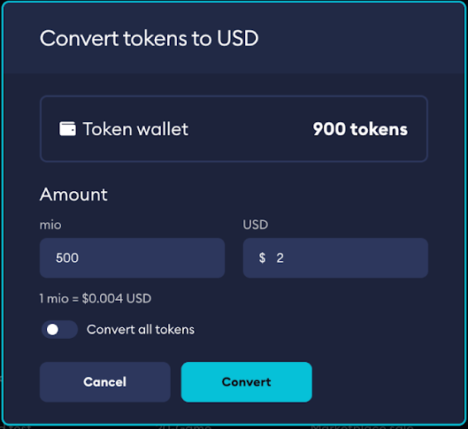 Credit Conversion Flow